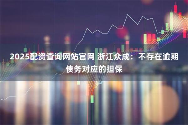 2025配资查询网站官网 浙江众成：不存在逾期债务对应的担保