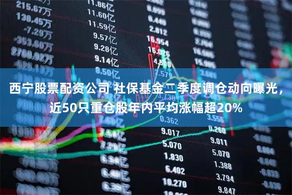 西宁股票配资公司 社保基金二季度调仓动向曝光，近50只重仓股年内平均涨幅超20%