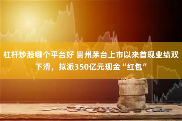 杠杆炒股哪个平台好 贵州茅台上市以来首现业绩双下滑，拟派350亿元现金“红包”